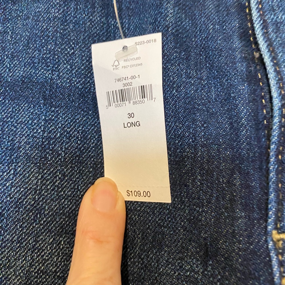NWT BANANA REPUBLIC High Rise Bootcut Cropped Jeans 30 Long - Picture 4 of 12